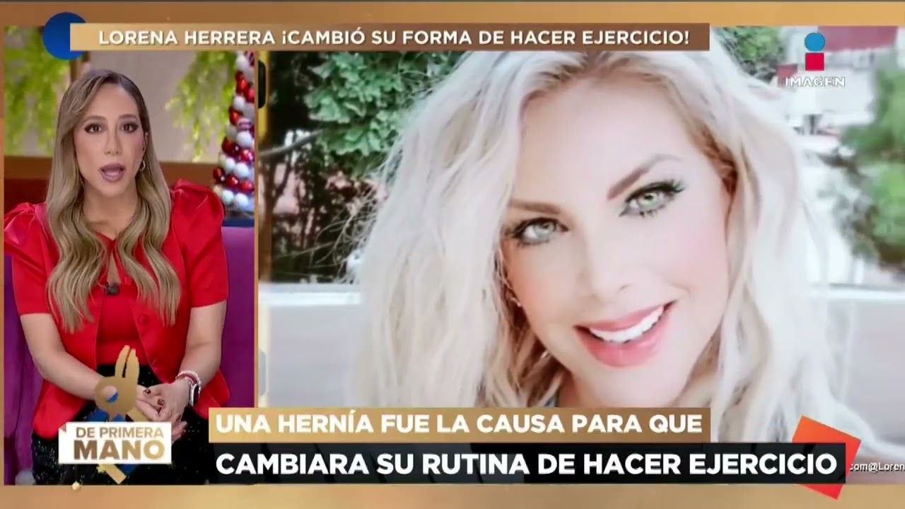 ¡Lorena Herrera tuvo una HERNIA por cargar muy PESADO en el gimnasio! | De Primera Mano