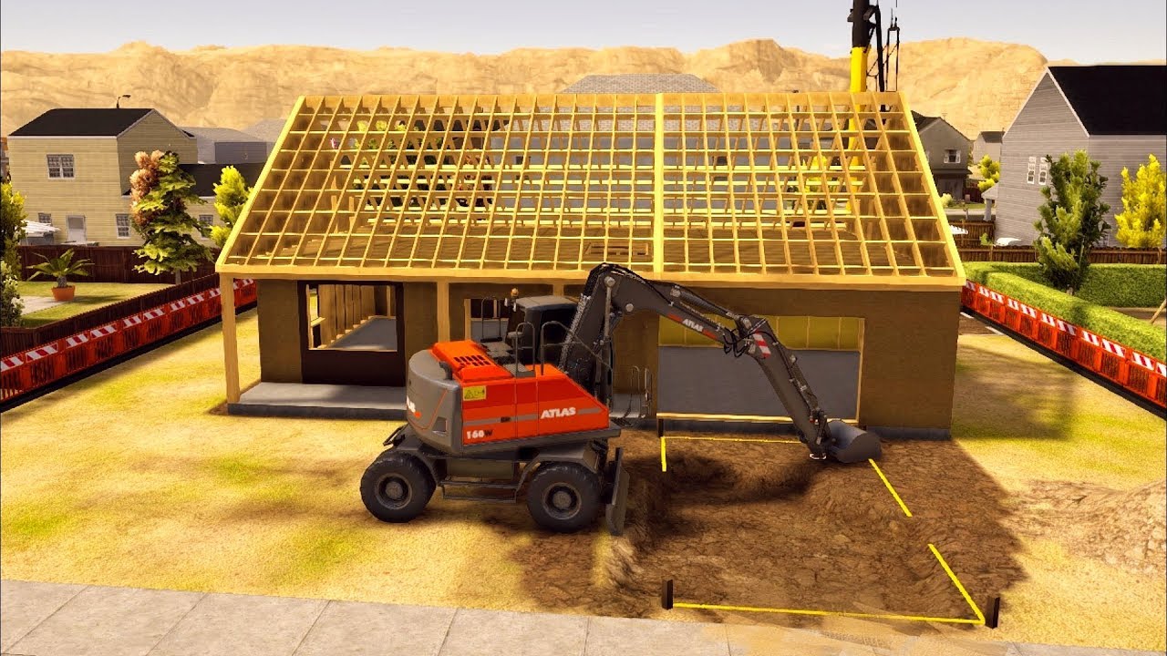 Construction Simulator 2 for Xbox One, PS4 and PC - Sunny Hills - House Building