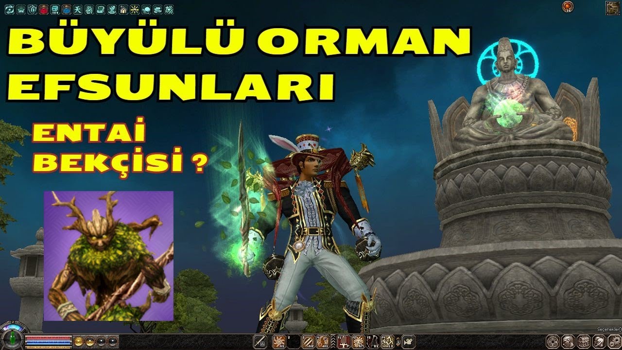 BÜYÜLÜ ORMAN EFSUNLARI / ENTAİ BEKÇİSİ NEREDE ? / BÜYÜLÜ ORMANDA METİN KESMEK. #metin2 #büyülüorman