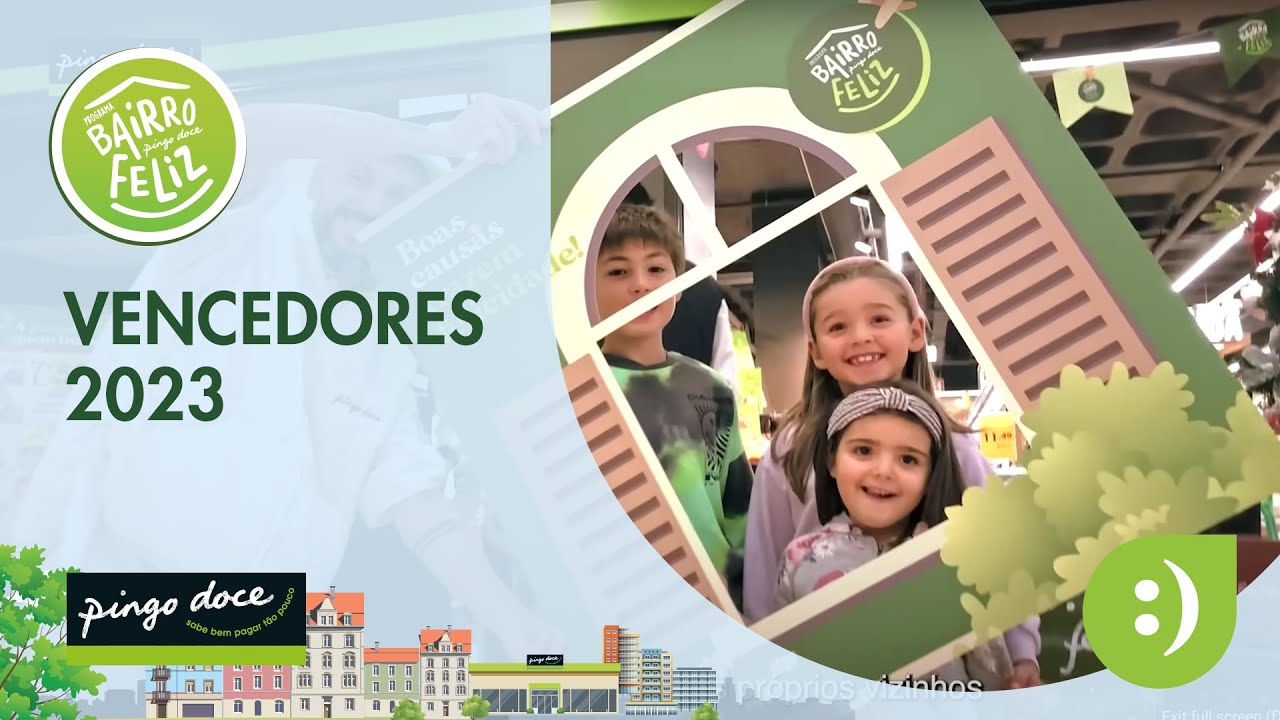 Bairro Feliz | Anúncio de Vencedores | 3.ª Edição | Pingo Doce