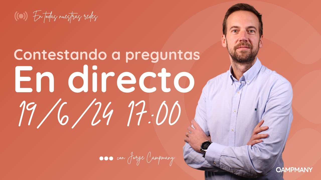 EN DIRECTO ¡Resuelve dudas laborales y de Seguridad Social con Jorge! 19/06/24 a las 17:00