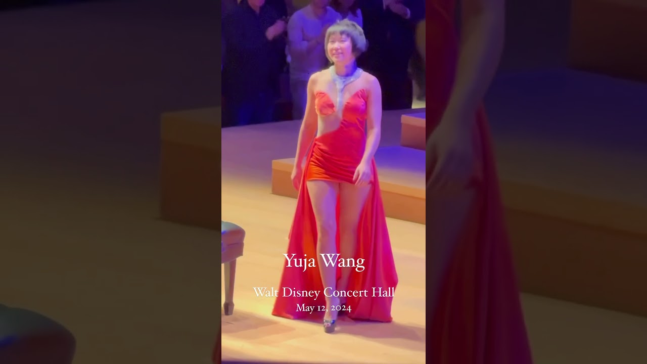 Yuja Wang at Walt Disney Concert Hall #shorts #yujawang