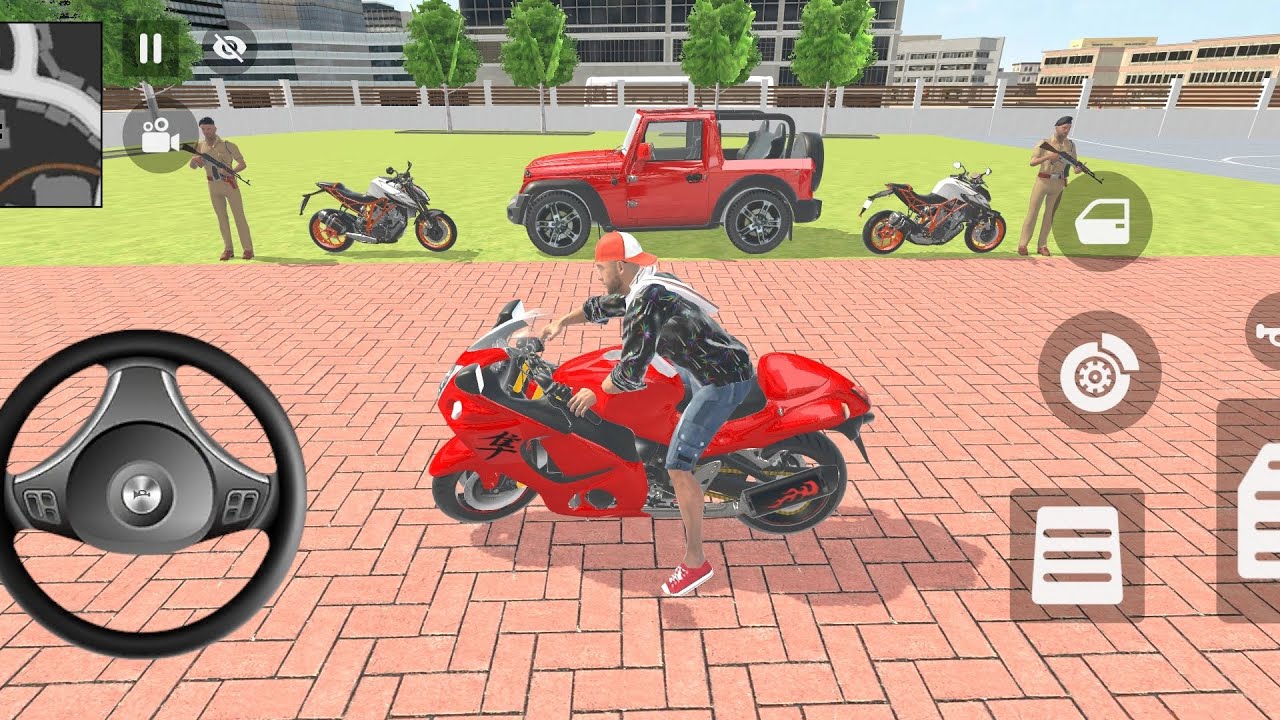 🎮 Franklin order by 2⃣ Duke 3⃣9⃣0⃣ ( 1⃣ ) open Thar in Indian 🇮🇳  bike 💥 auto simulator 🎮