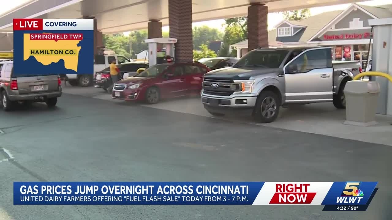United Dairy Farmers offering 'fuel flash sale' on gas Thursday