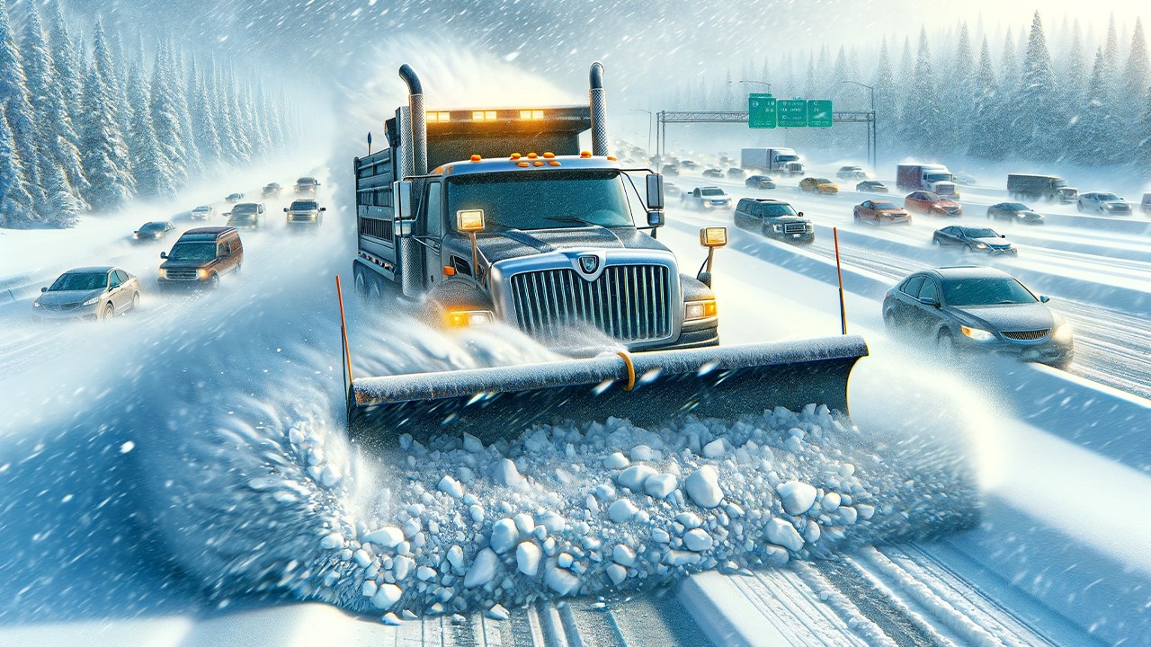 Plowing Snow Through a Monster Blizzard! | Farming Simulator 19