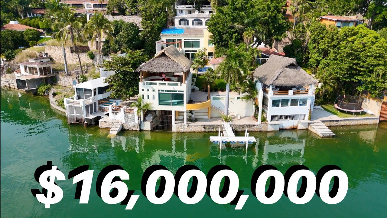 Tour por exclusiva casa de 16 millones en Tequesquitengo, Morelos disfruta de la vida frente al lago