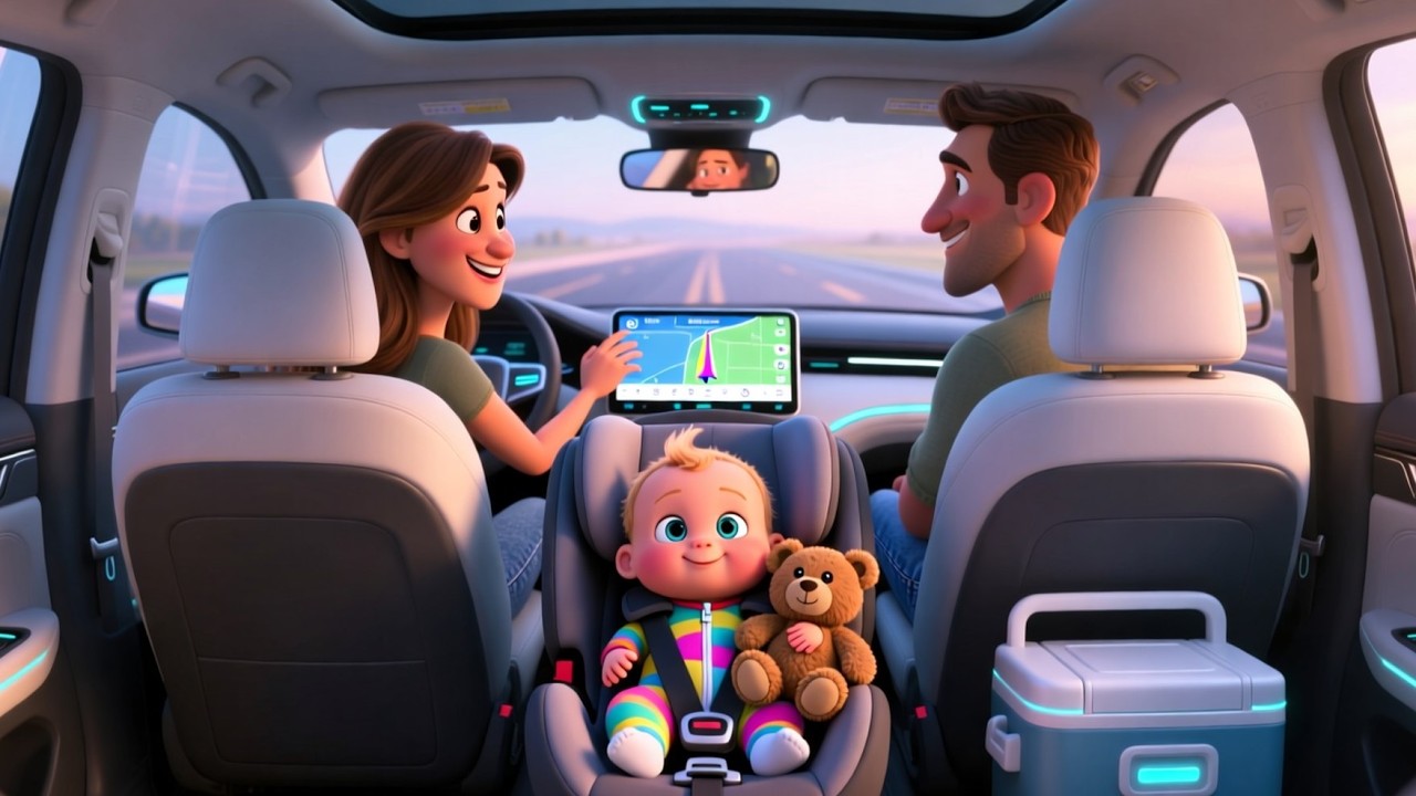 Wroom Wroom Road Trip 🚗 | Fun Car Adventure Song for Kids | Sing Along Travel Fun