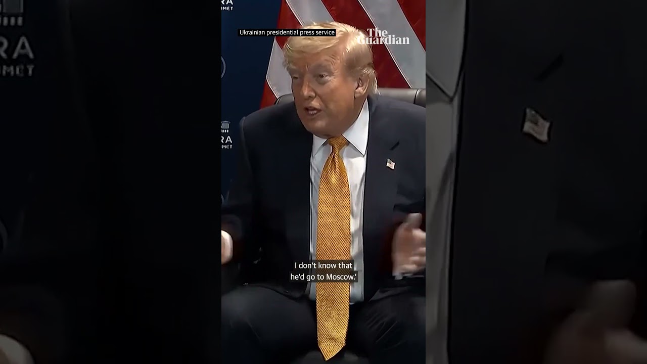 Zelenskyy jokes about Ukrainian drones in Moscow during Trump meeting