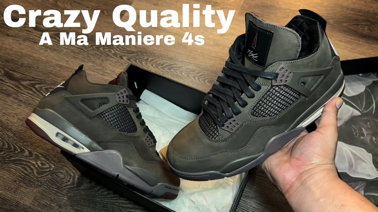 Этот темный мокко A Ma Maniere 4s обладает невероятным качеством.