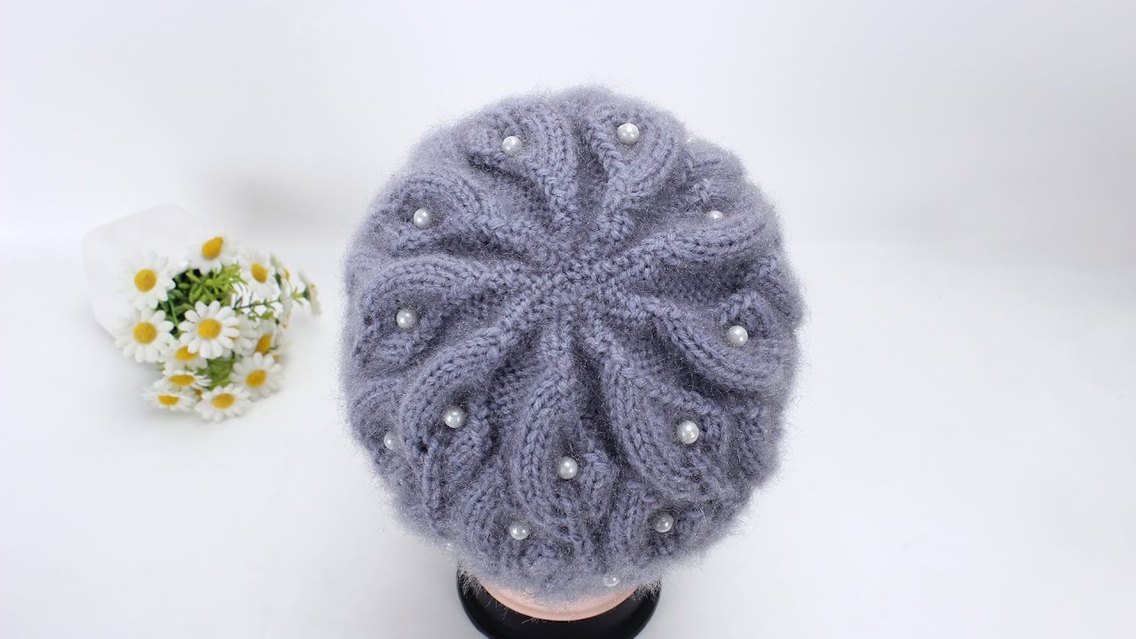 娟娟编织 经典好看时尚的叶子花帽子Step by step .DIY Tutorial  crochet a beautiful leaf  hat  Part.1