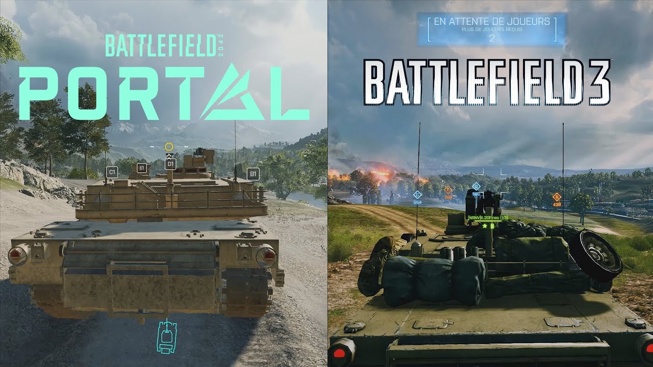 Battlefield 2042 (BF3 Portal) VS Battlefield 3 - Gameplay mechanics & Physics Comparison