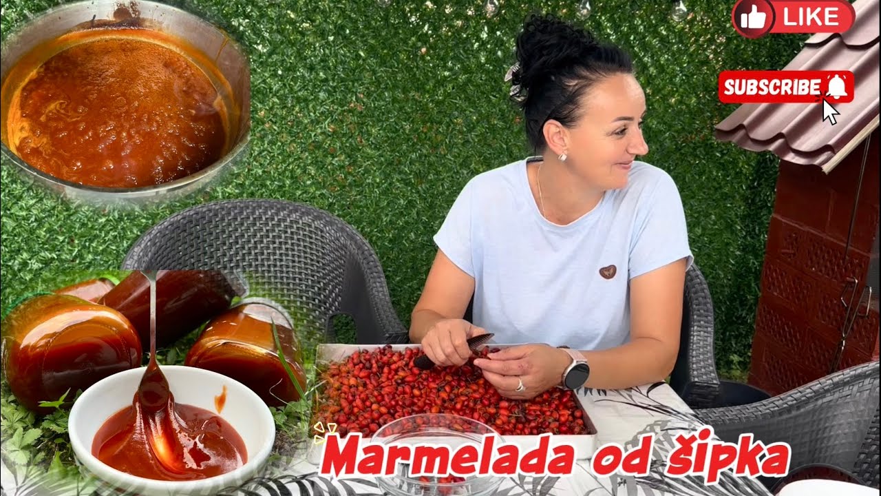 Marmelada od šipka/Đem od šipurka starinski i najbolji način 🍀