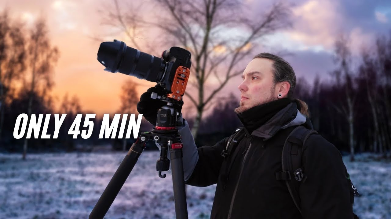 ONLY 60 MINUTES OF LIGHT! - Rushed Snowy Shoot in Belgium
