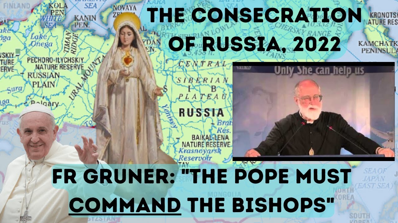 FR GRUNER (the Fatima Priest) - "THE POPE must COMMAND the BISHOPS"- is this CORRECT?