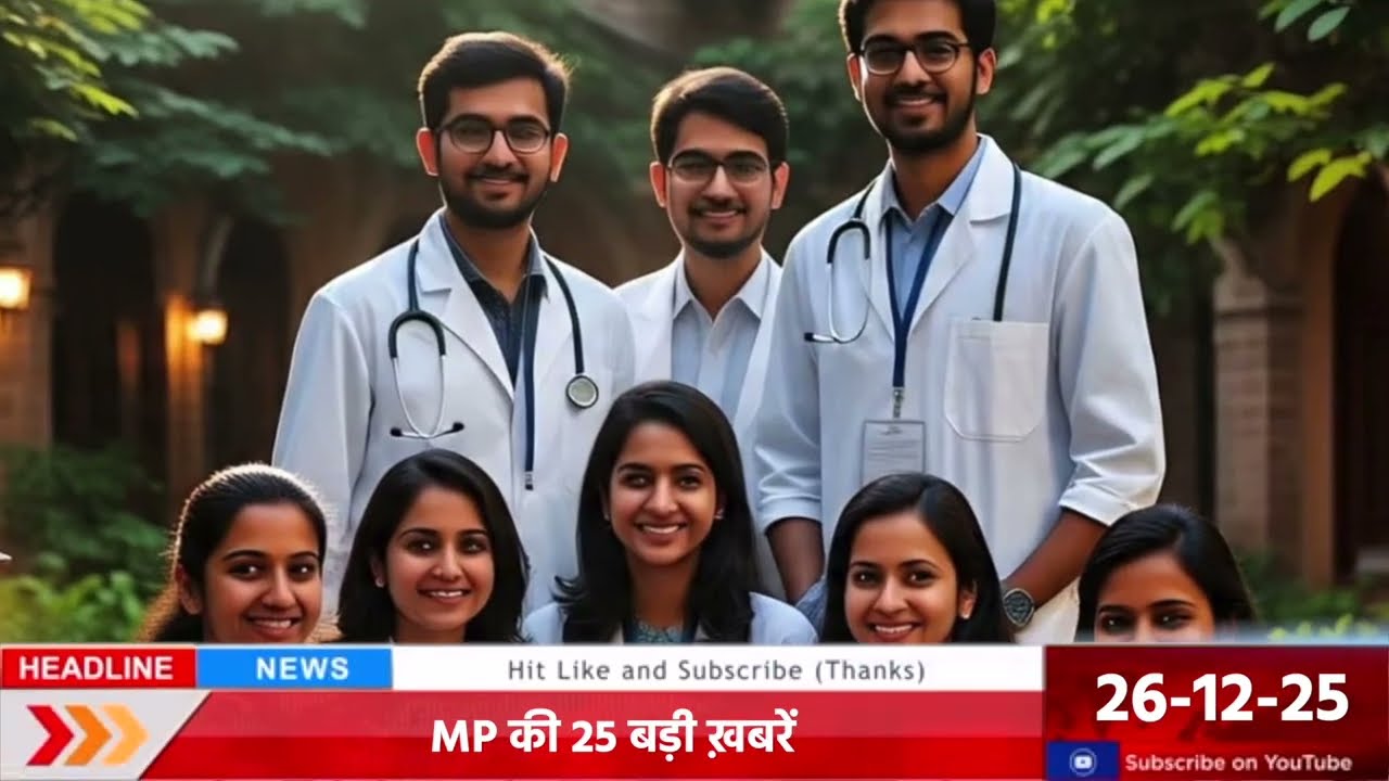 Latest MP Khabar 26 December 2025 on Teachers’ Strike, Conversion Case, MPPSC SET, NEET PG Update