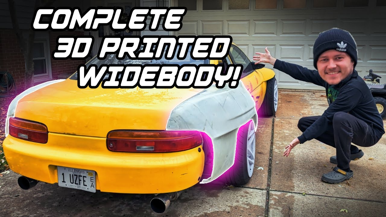 Комплект Widebody, напечатанный на 3D-принтере, полностью готов!!!