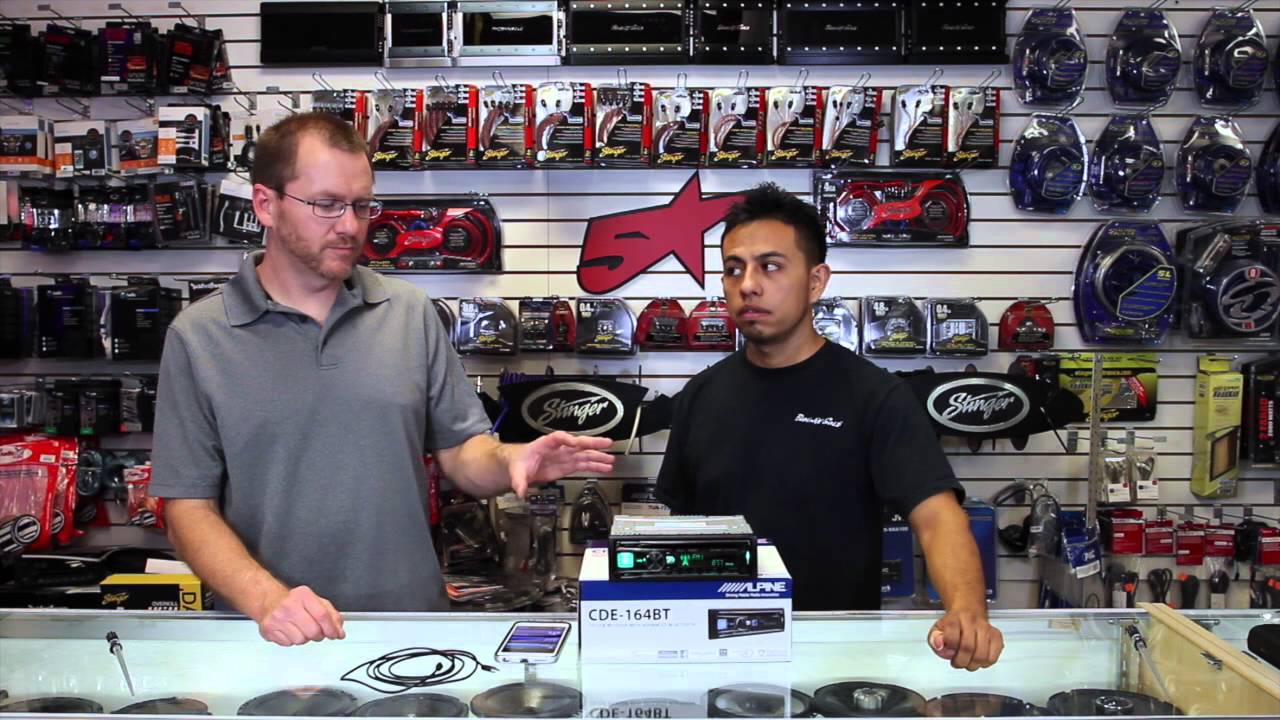 Alpine's new 2015 CDE 164BT CD player