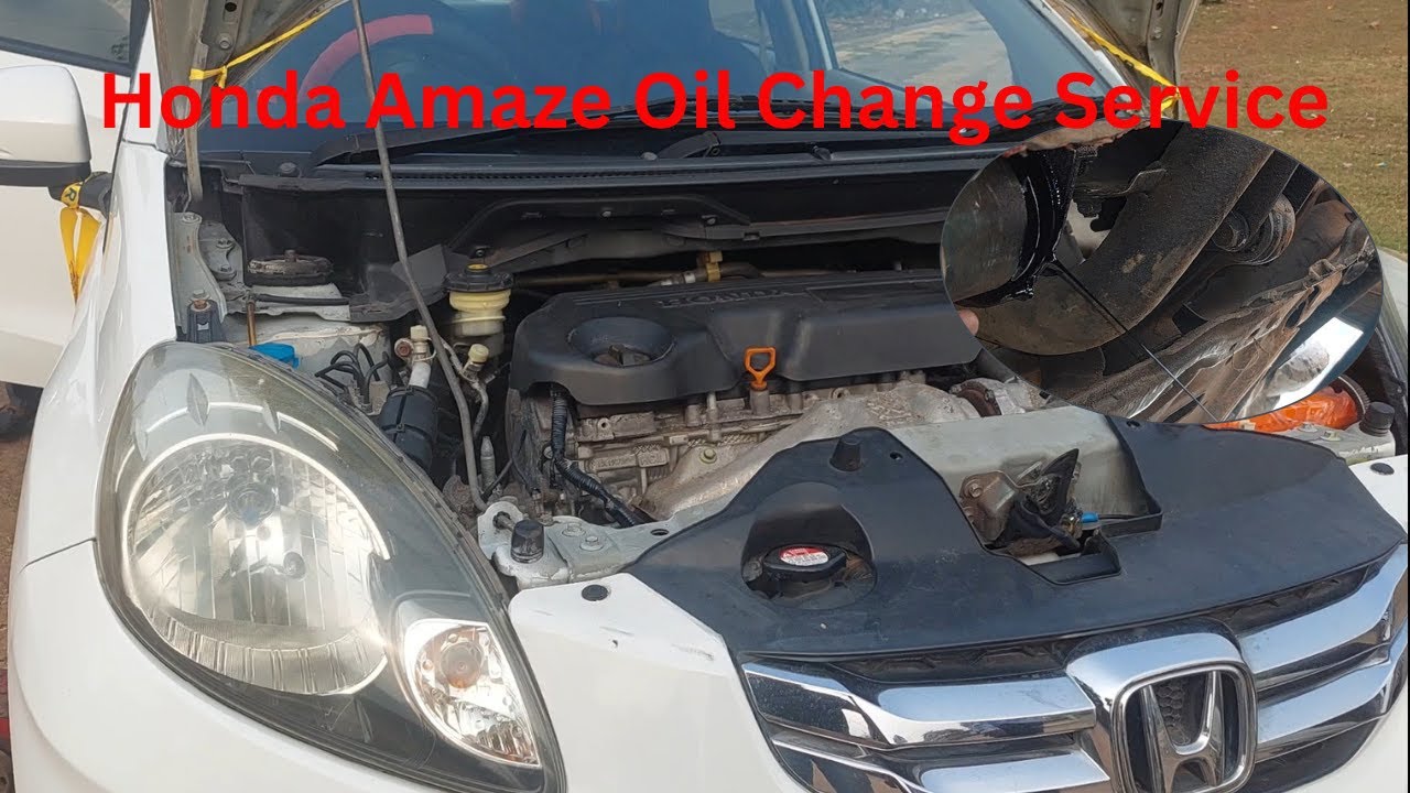 Honda Amaze Oil Change | Service | Oil Grade Honda