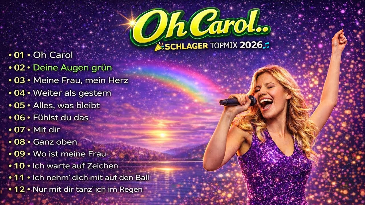 Romantischer Schlager 2026 ❤️ Oh Carol – Hitmix zum Tanzen & Träumen
