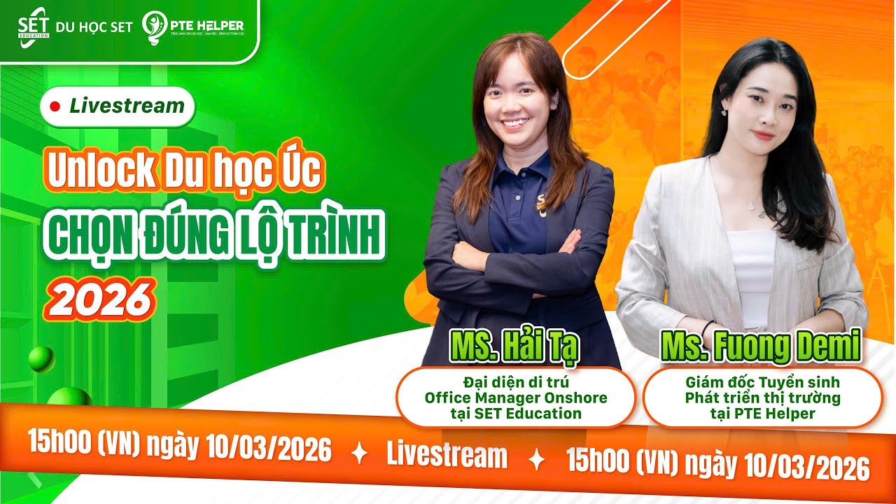 UNLOCK DU HỌC ÚC: CHỌN ĐÚNG LỘ TRÌNH 2026