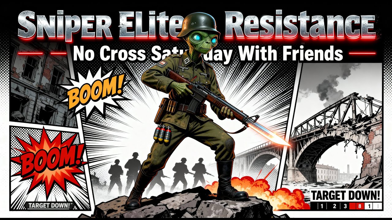 Sniper elite Resistance and SE5 No Cross. Saturday Whit Friends.28.09.2025..Multi Player Kills.