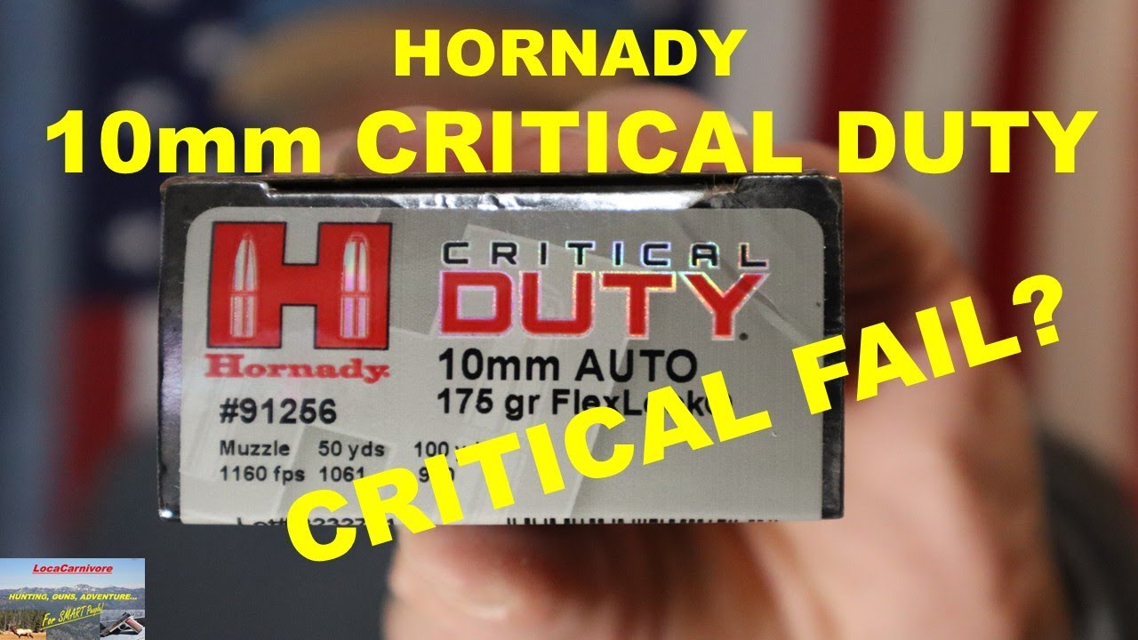 Подойдет ли пуля Hornady 175 Grain 10 мм CRITICAL DUTY?
