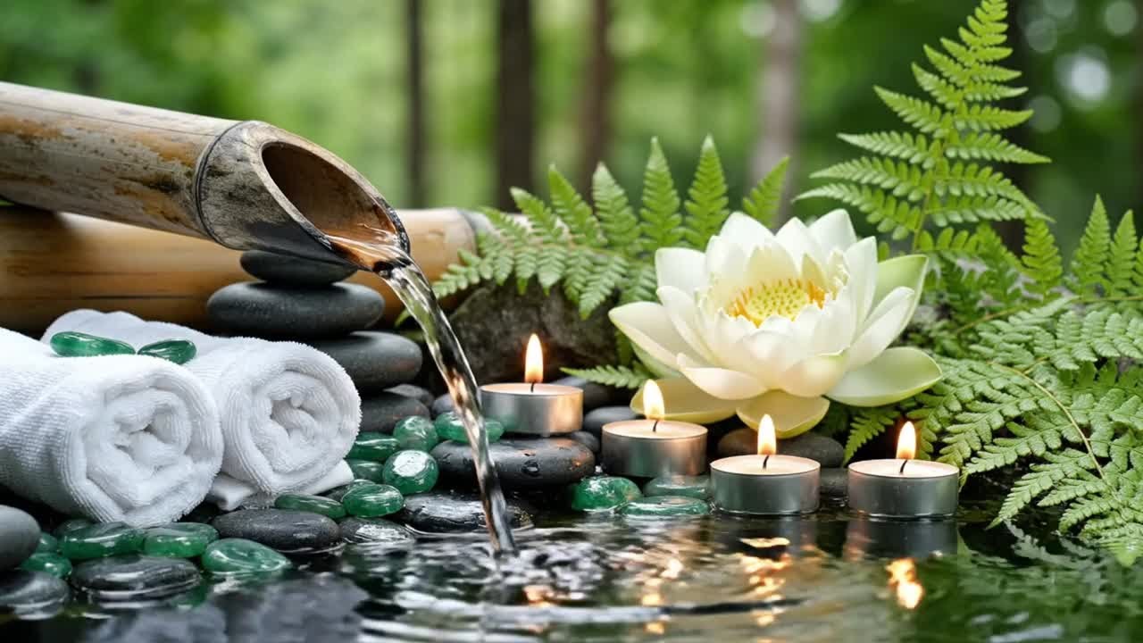 Relaxing Music for Healing + Water Sounds 🌿 Insomnia Relief, Calm Anxiety and Sleep Instantly