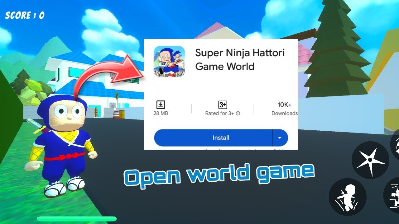 Ninja hattori open world game download android