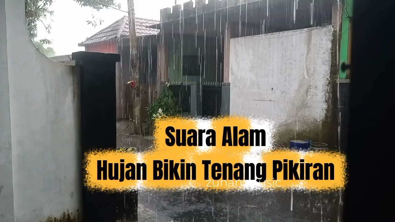 Suara Alam Hujan di Sore Hari  Isyirajat menenangkan Pikiran @rainsoundrelaxation
