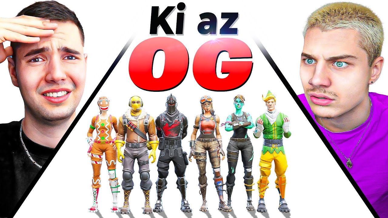 Találd ki az OG játékost... (Fortnite Odd Man Out)