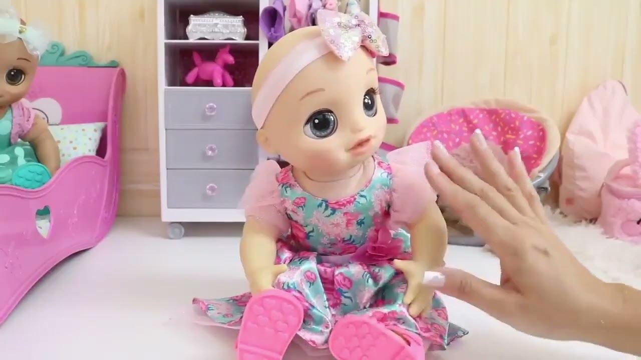 💍👗 Baby Alive Twins Nina and Hanna Getting Ready for the Wedding ✨ | Cute Preparation