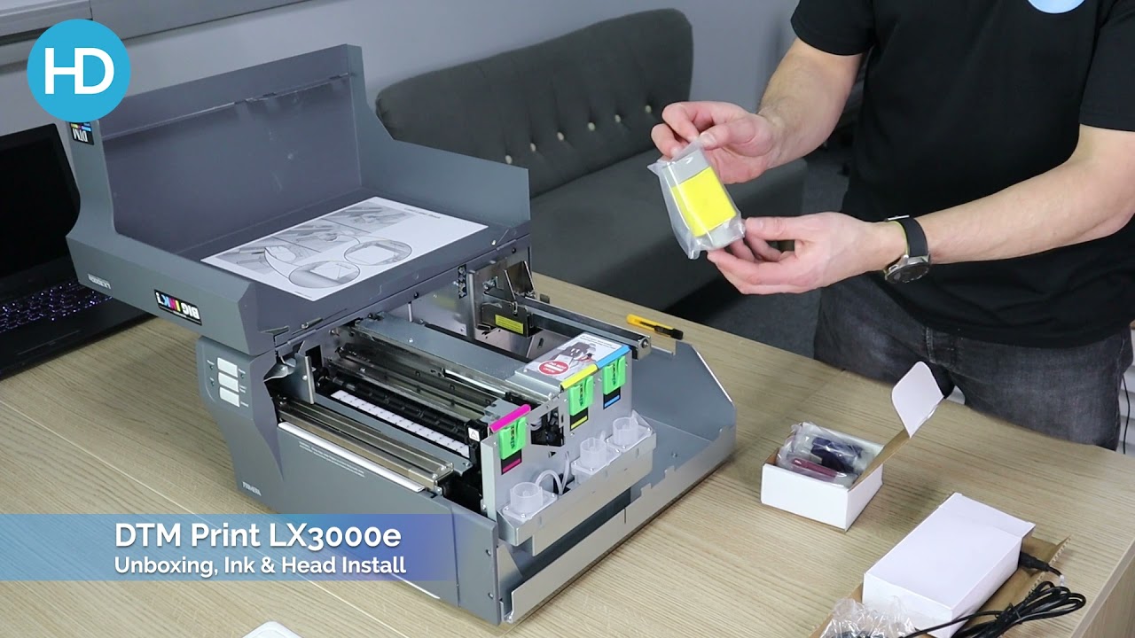 LX3000e Unboxing, Ink & Printhead Installation | HD Labels