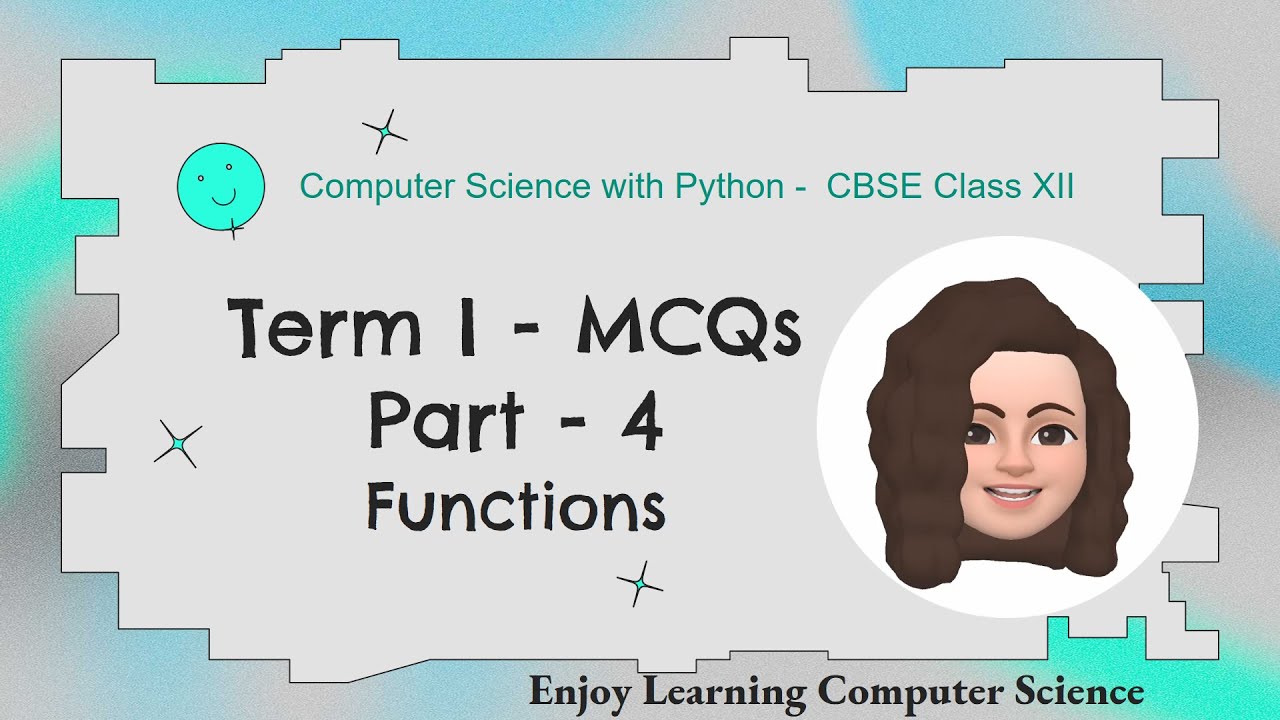 CBSE Class XII Computer Science with Python -Term I - MCQ Part 4