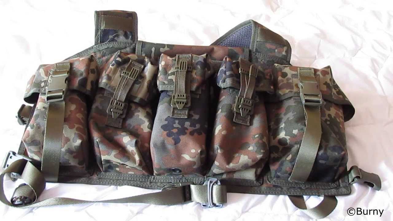 Review TacGear Chest Rig Standard flecktarn