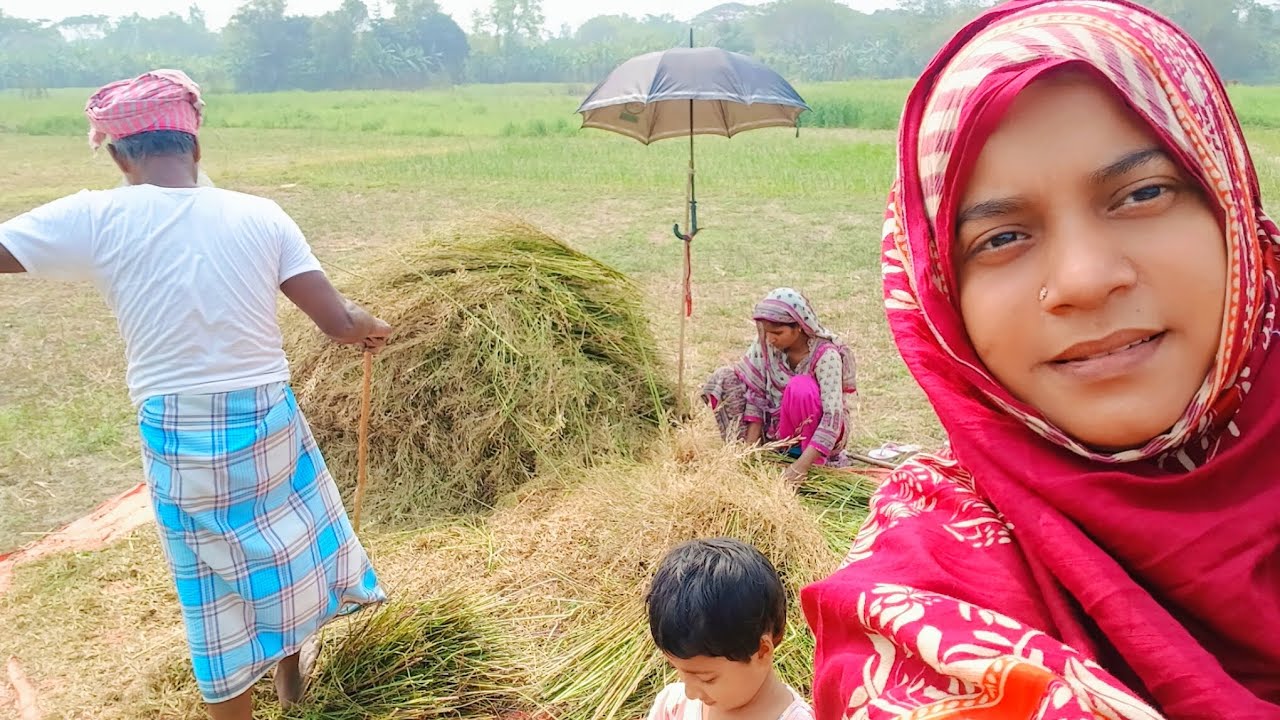 রোজা রেখেও এই রোদের ভিতর কত কষ্ট করে ফসল দিচ্ছে এগুলো হচ্ছে আমাদের ক্ষেতের সরিষা 😭