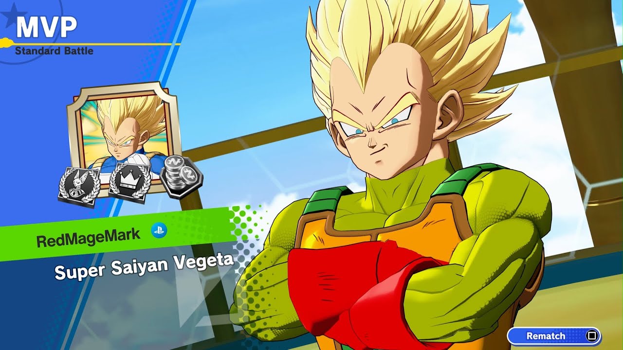 DRAGON BALL GEKISHIN SQUADRA - Super Saiyan Vegeta - MvP gameplay 2
