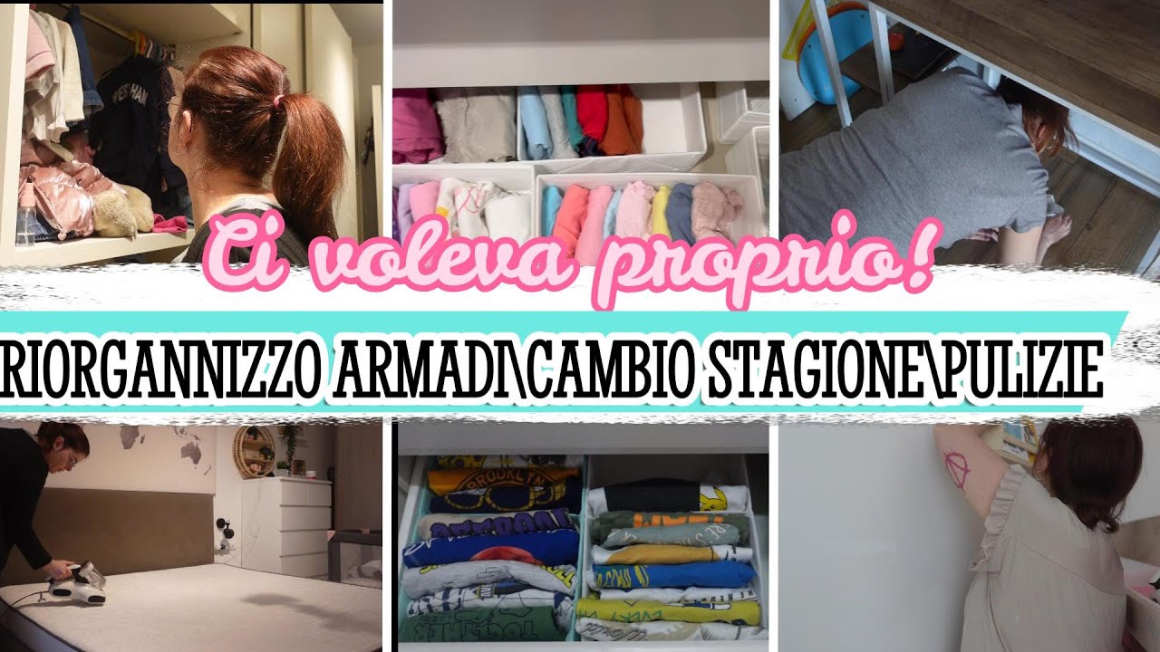 Ci voleva proprio! Riorganizzazione armadi e cambio stagione\pulizie motivazionali\JIGOO S100