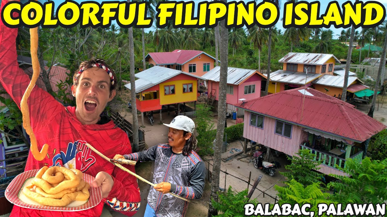COLORFUL FILIPINO ISLAND VILLAGE - Beautiful Muslim Community In Balabac Palawan