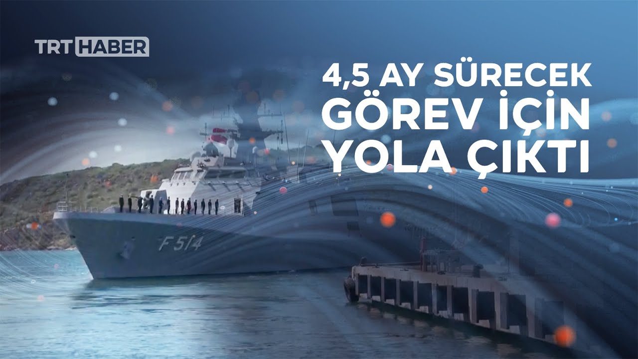 TCG Kınalıada korveti Japonya'ya doğru yola çıktı