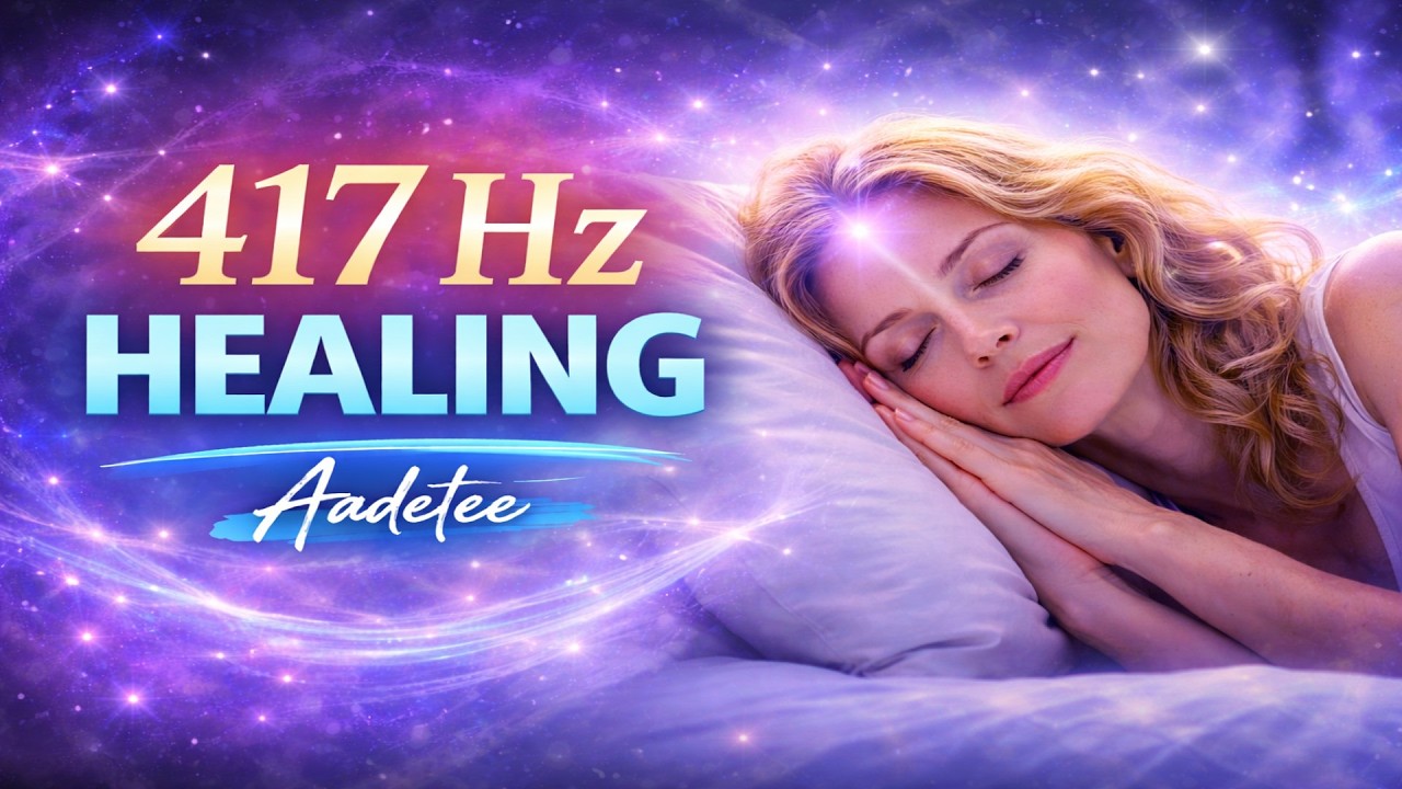 417 Hz Healing Music | Let Go of Mental Blockages & Remove Negativity | Deep Sleep Music | Aadetee