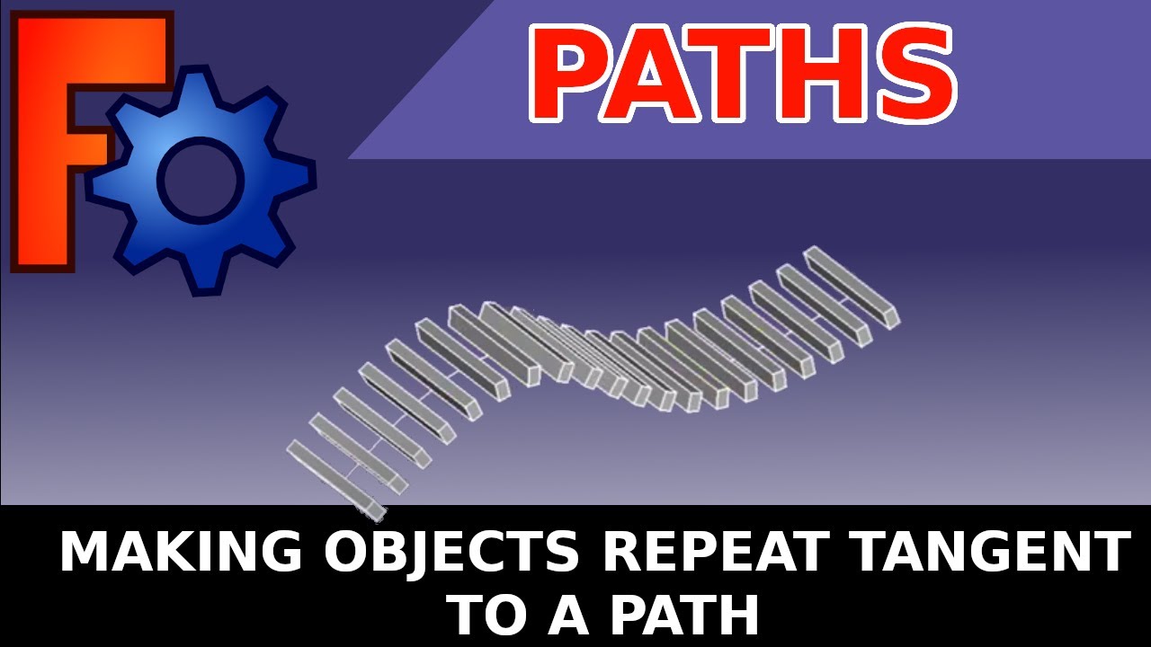 FreeCAD: Path Array - Learn how make objects repeat, follow a path, align correctly and be tangent