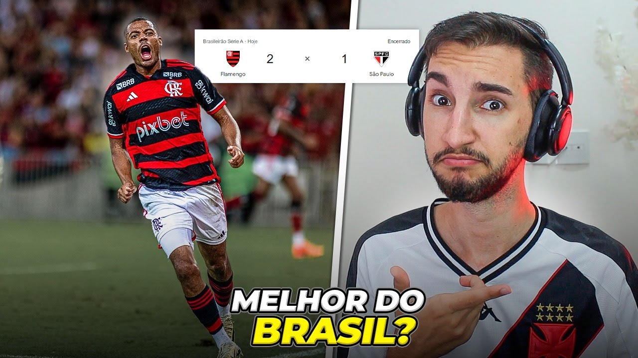 Flamengo 2 x 1 São Paulo - FLAMENGO DE TITE JOGA O MELHOR FUTEBOL DO BRASIL?