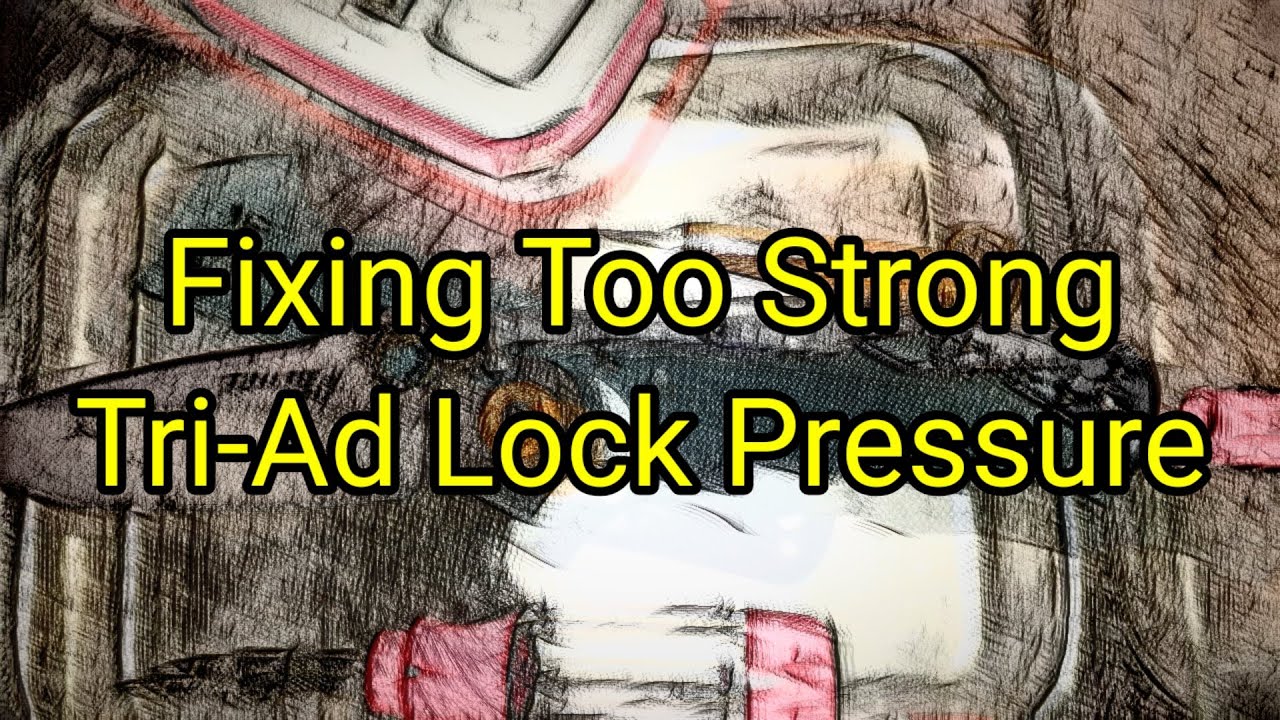 (588) How To Fix A Too Strong Cold Steel Tri Ad Lock Pressure
