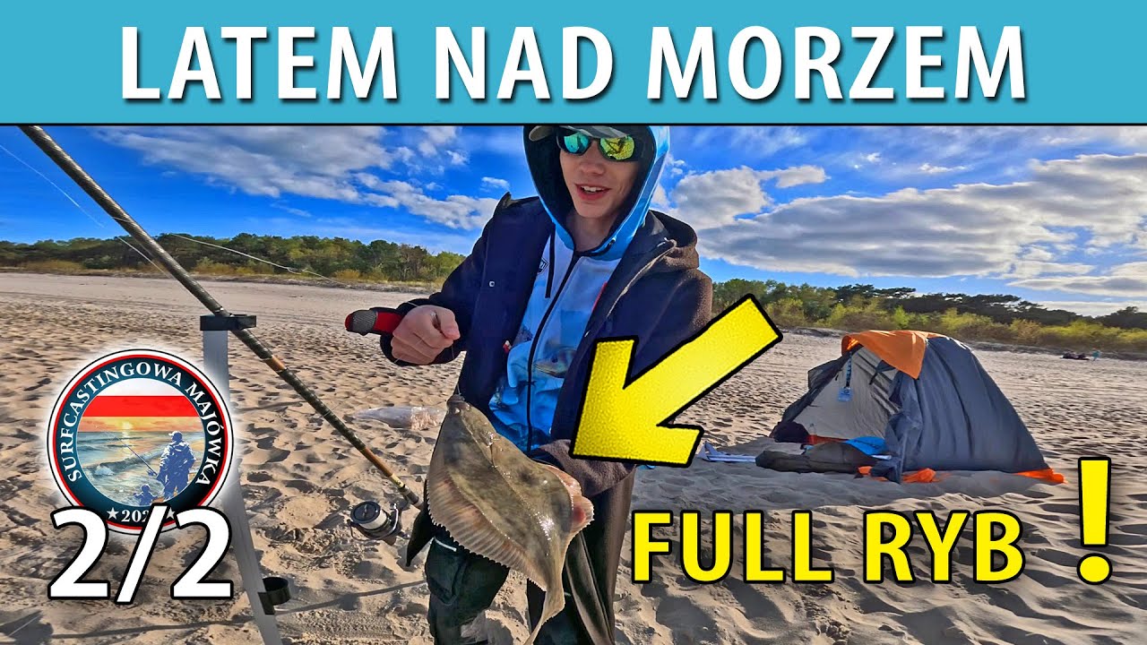 PLFLĄDRY Z PLAŻY ➤ Dublety FLĄDER - metoda gruntowa, plaża 2025 Władysławowo Surfcastingowa Maj&oacute;wka