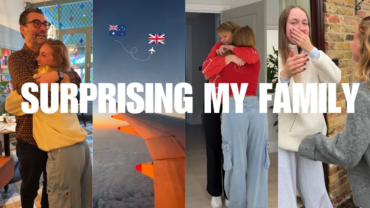 SURPRISING MY FAMILY after 3 years in Australia?! 24 hour travel vlog + FIRST VLOG