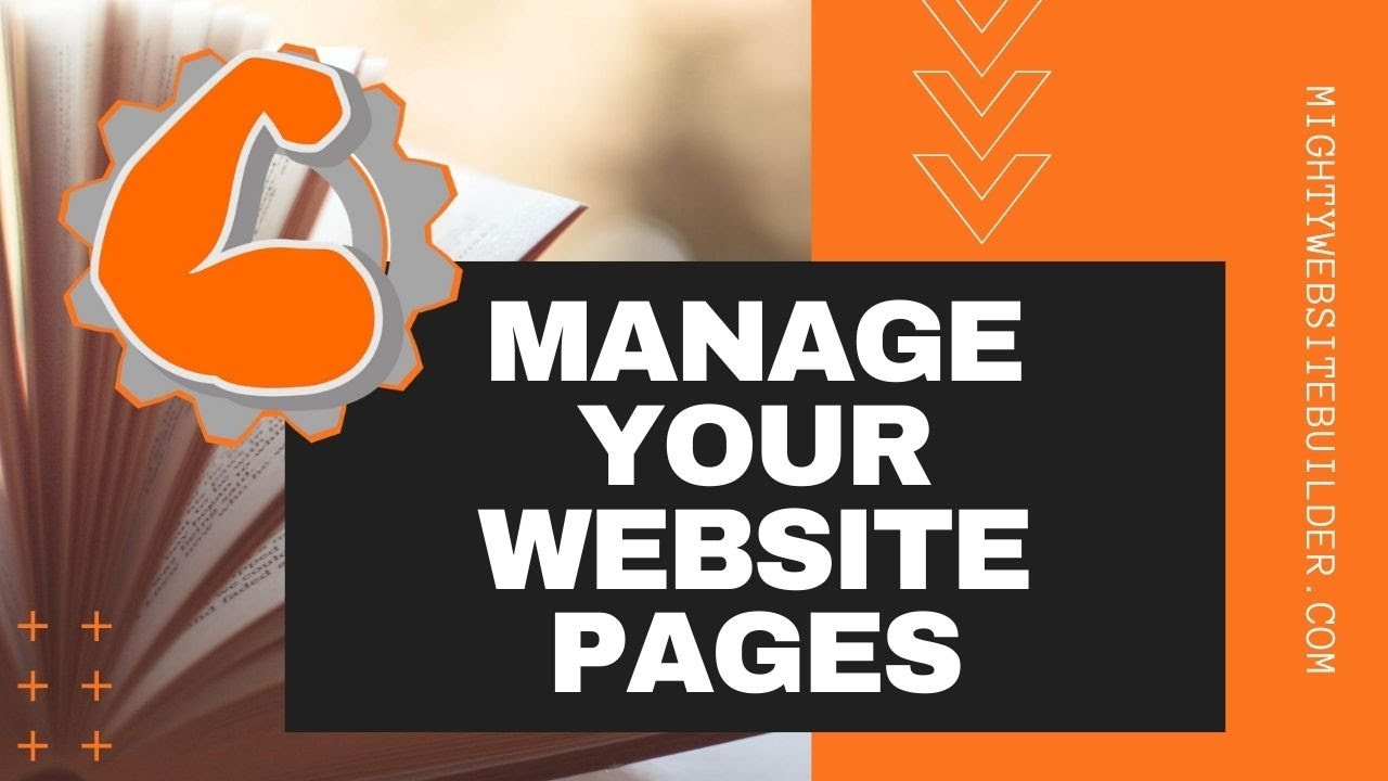 How to add and edit website pages using the Mighty Website Builder