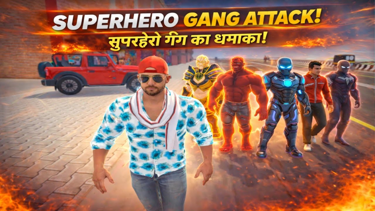 Superhero ki gang aur franklin 💥🫡 
