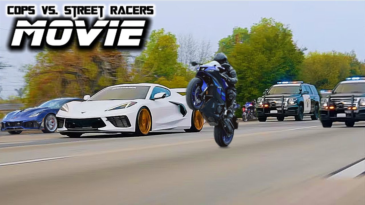 MOVIE - COPS vs. STREET RACERS! Some of the BEST Action on the Streets!