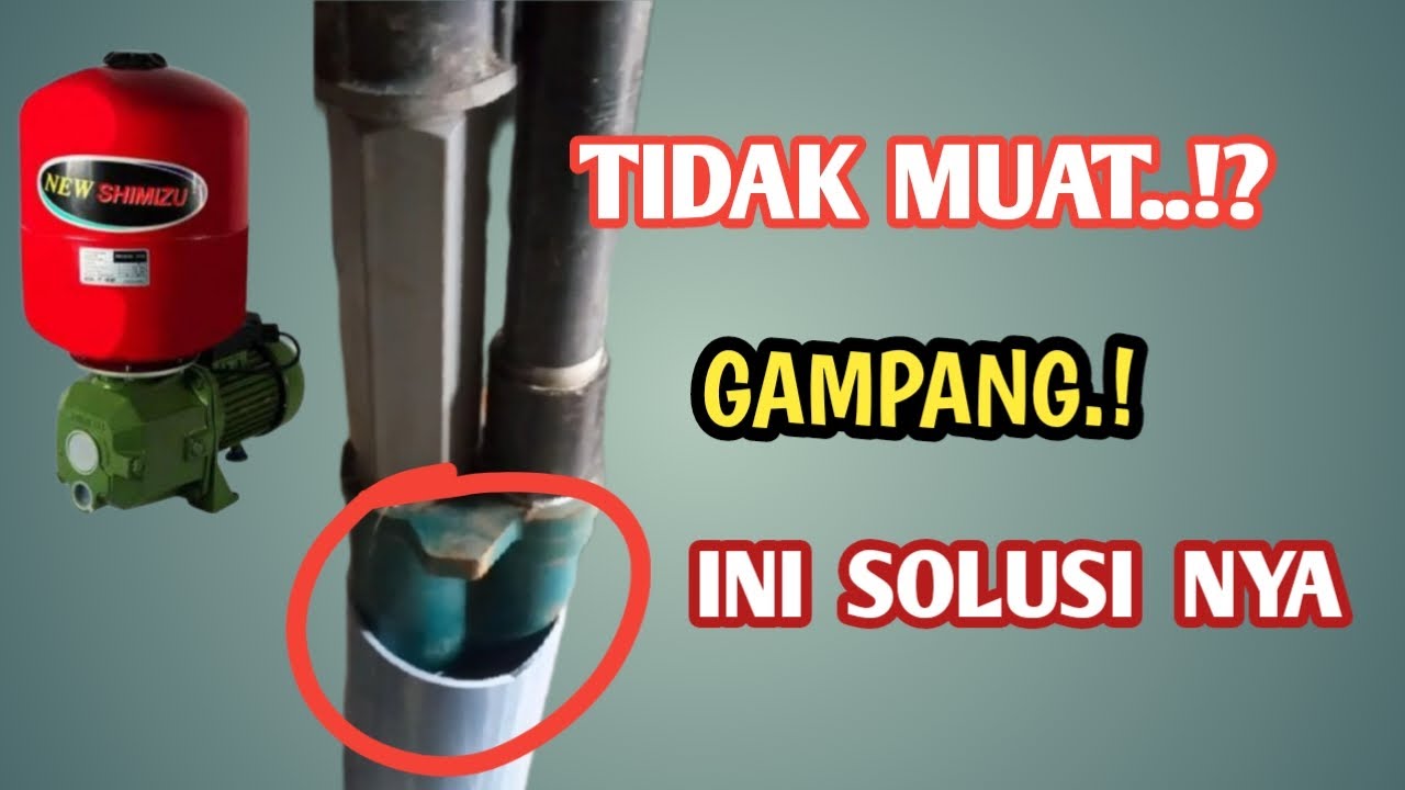 cara pasang jet pump pada casing sumur bor 3 inch