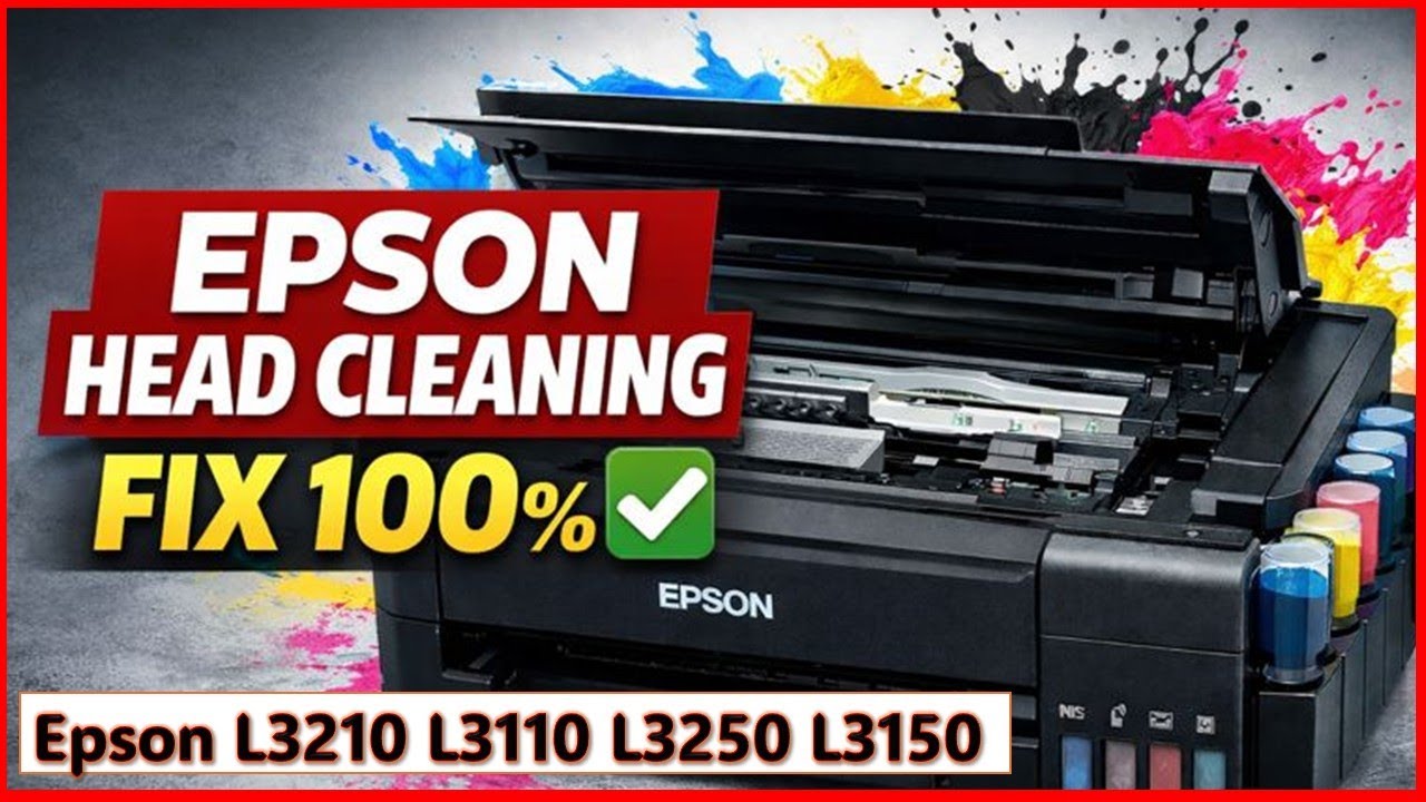 Epson Printer Head Cleaning Fix 🔧 | L3110 L3210 L3215 Nozzle & Ink Problem Solution 2026